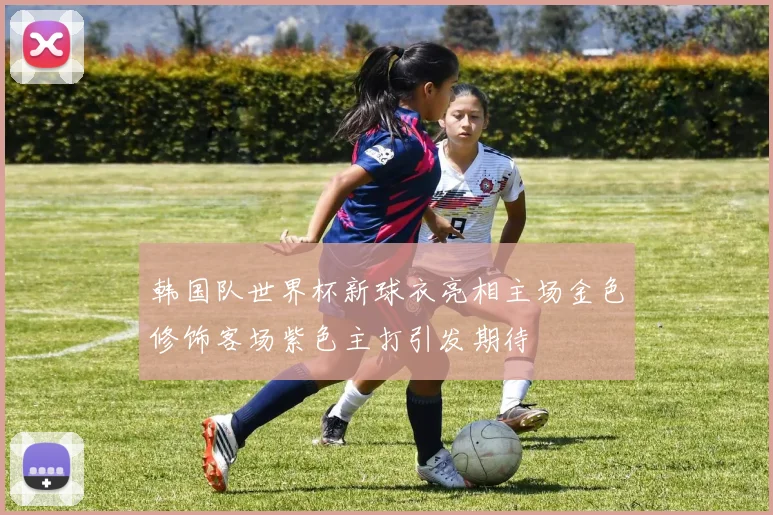 韩国队世界杯新球衣亮相主场金色修饰客场紫色主打引发期待